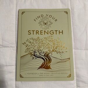 Find Your Strength Workbook - Gold and Cream